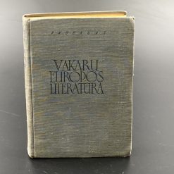 Knyga P. Koganas “Vakarų Europos Literatūra 2” 1948 m. 3,5x15x20,5 cm