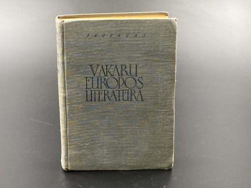 Knyga P. Koganas “Vakarų Europos Literatūra 2” 1948 m. 3,5x15x20,5 cm