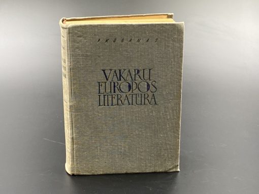 Knyga P. Koganas “Vakarų Europos Literatūra 1” 1947 m. 4x15x20,5 cm