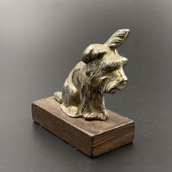 Metalinė šuns skulptūra 9x5x10 cm