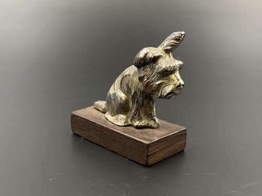 Metalinė šuns skulptūra 9x5x10 cm