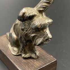 Metalinė šuns skulptūra 9x5x10 cm