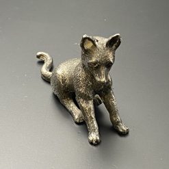 Metalinė skulptūra “Šuo” 6x1x3 cm