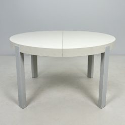 “Calligaris” apvalus išskleidžiamas valgomojo stalas 130×130(+56)x75 cm