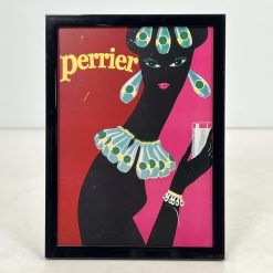 Vintažinis įrėmintas plakatas “Perrier” 4×56,5×76,5 cm