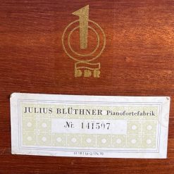 “Julius Bluthner” fortepijonas nr. 141507 275x152x108 cm