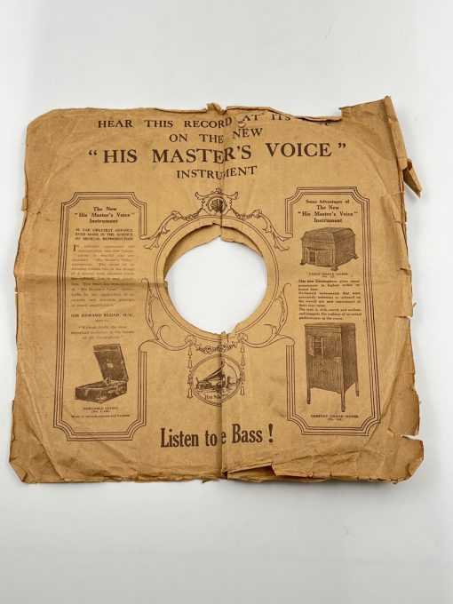 “His Master’s Voice” albumas su 9 vnt. vinilinių plokštelių 28x31x5 cm