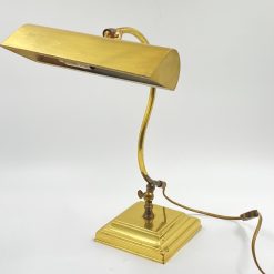 Žalvarinis stalinis šviestuvas 47x23x44 cm