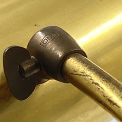 Žalvarinis stalinis šviestuvas 47x23x44 cm