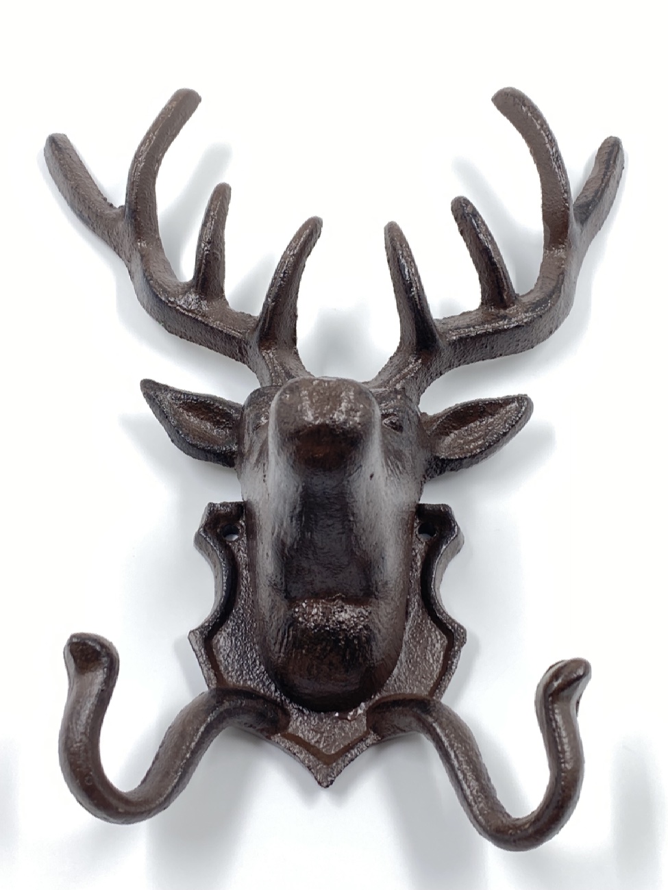 HM0042 kabliukai 8 Ketaus kabliukas “Briedis” 11x22x27 cm