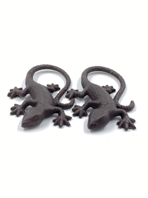 Ketaus statula “Driežas” 10x15x3 cm