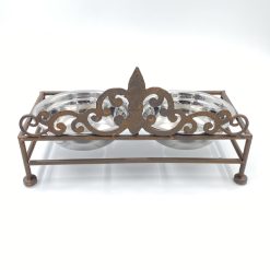 Dubenėliai gyvūnams ketaus stove 19x37x20 cm