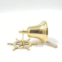 Žalvarinis sieninis varpas 14x16x33 cm