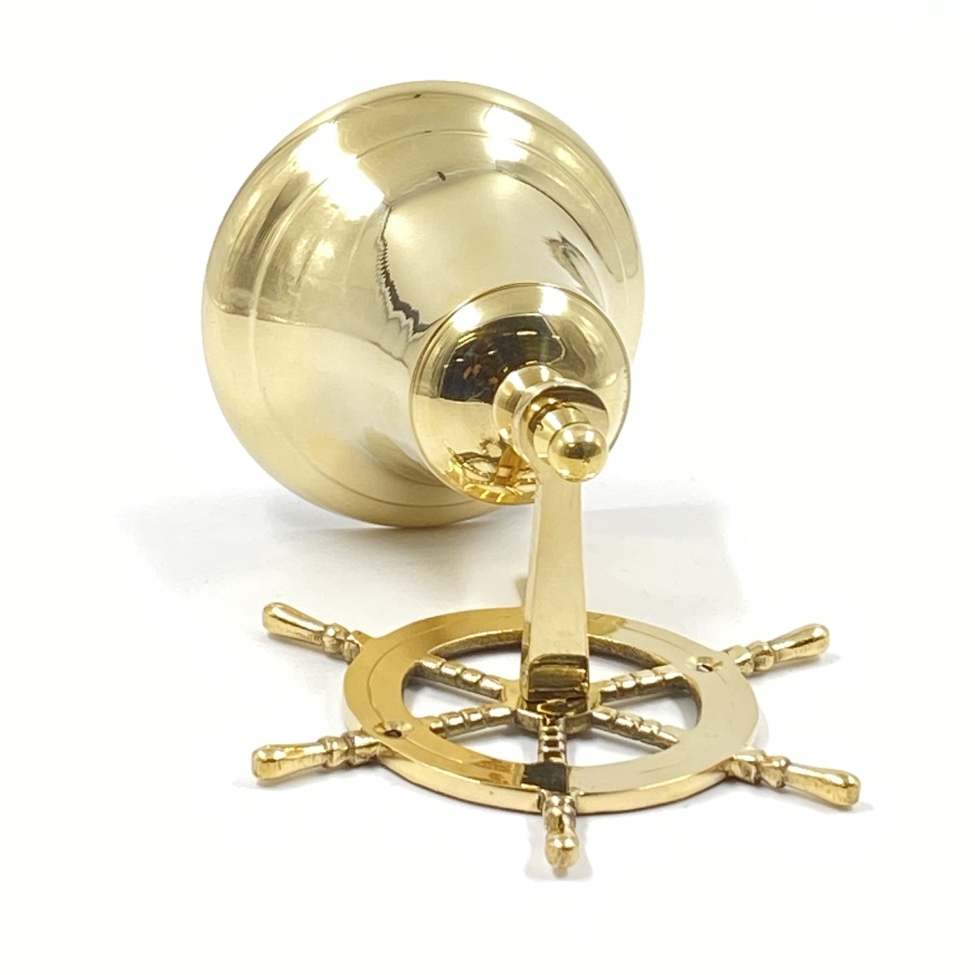 HM0283 varpas 6 Žalvarinis sieninis varpas 14x16x33 cm