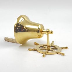 Žalvarinis sieninis varpas 14x16x33 cm