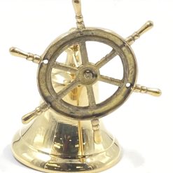 Žalvarinis sieninis varpas 14x16x33 cm