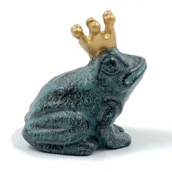 Ketaus statula “Varlė su karūna” 12x9x12 cm