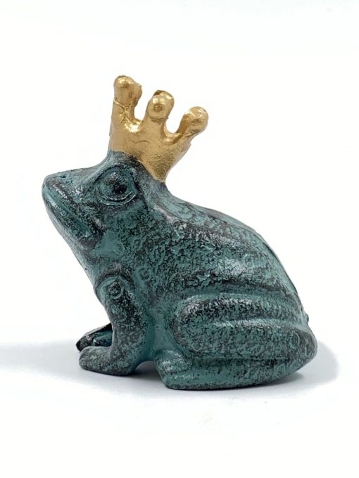Ketaus statula “Varlė su karūna” 12x9x12 cm