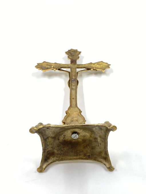 Žalvarinis pastatomas kryžius 10x20x39 cm