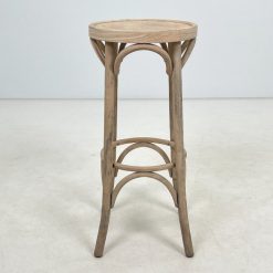 Thonet stiliaus nusmėliuota medinė baro kėdė 36x36x81 cm