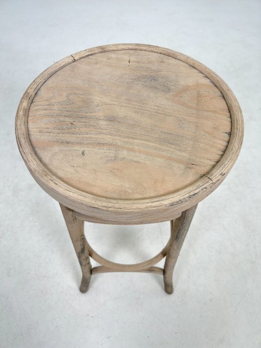 Thonet stiliaus nusmėliuota medinė baro kėdė 36x36x81 cm