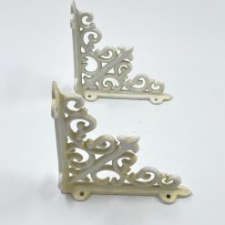 Kampinių lentynos laikiklių iš ketaus 2 vnt. komplektas 14x3x14 cm