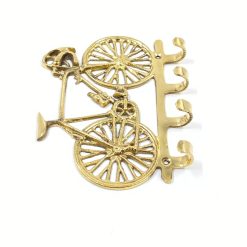 Žalvarinė sieninė kabykla “Dviratis” 3x19x14,5 cm