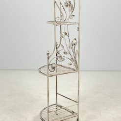 Provanso stiliaus metalinė kampinė sulankstoma lentyna 35x48x119 cm