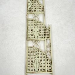 Provanso stiliaus metalinė kampinė sulankstoma lentyna 35x48x125 cm