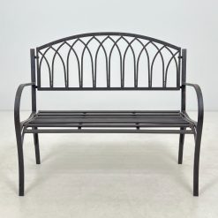 Metalinis sodo suoliukas 51x111x98 cm, 45 cm