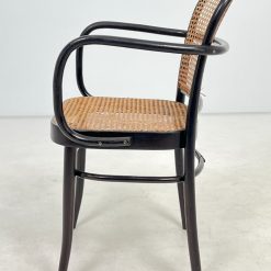 Thonet stiliaus medinis krėslas su ratanu 50x54x82 cm, 47 cm