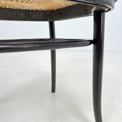 Thonet stiliaus medinis krėslas su ratanu 50x54x82 cm, 47 cm