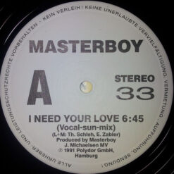 Masterboy - 1991 - I Need Your Love [Maxi]