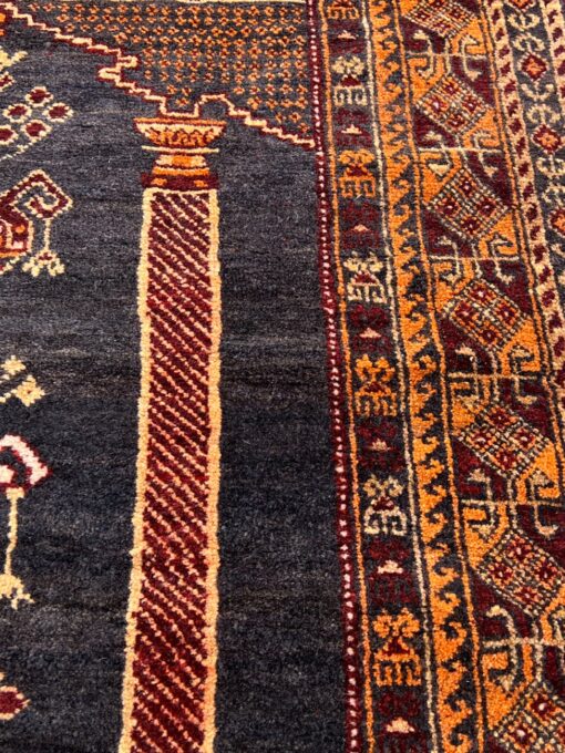 Vilnonis rankų darbo kilimas “Baluch” 91x145x2 cm