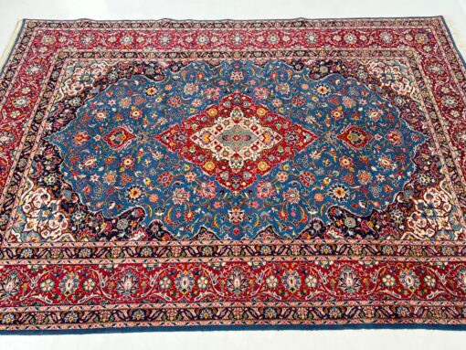 Vilnonis rankų darbo kilimas “Kashan” 250x366x2 cm
