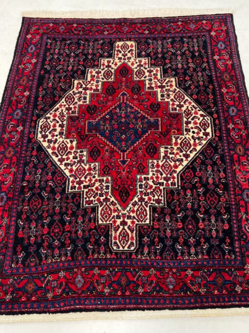 Vilnonis rankų darbo kilimas “Senneh” 122x161x2 cm