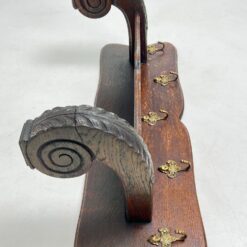 Ąžuolinė sieninė kabykla 32x86x35 cm