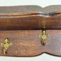 Ąžuolinė sieninė kabykla 32x86x35 cm