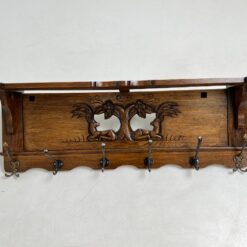 Ąžuolinė sieninė kabykla 22x95x35 cm