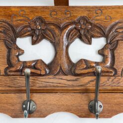 Ąžuolinė sieninė kabykla 22x95x35 cm