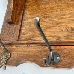 Ąžuolinė sieninė kabykla 22x95x35 cm