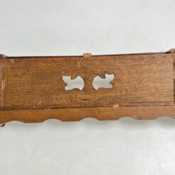 Ąžuolinė sieninė kabykla 22x95x35 cm