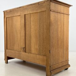 Drožinėta ąžuolinė komoda 56x130x110 cm