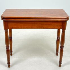 Riešutmedžio konsolinis staliukas 41,5x83x74 cm – žaidimų stalas 83x83x73 cm