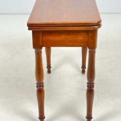 Riešutmedžio konsolinis staliukas 41,5x83x74 cm – žaidimų stalas 83x83x73 cm