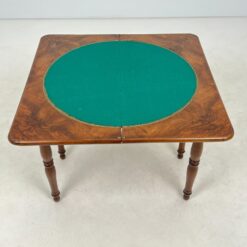 Riešutmedžio konsolinis staliukas 41,5x83x74 cm – žaidimų stalas 83x83x73 cm