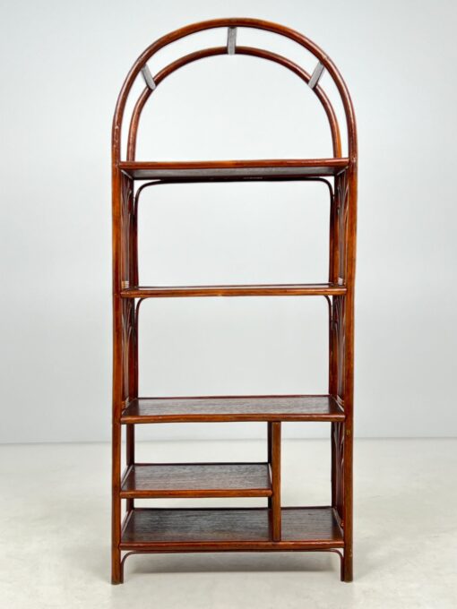 Vintažinė bambukinė lentyna 35x72x164 cm