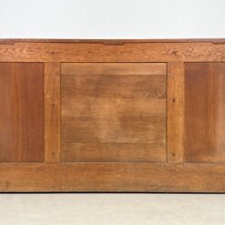 Art Deco stiliaus ąžuolinė dviejų durų ir penkių stalčių komoda 60x168x96 cm