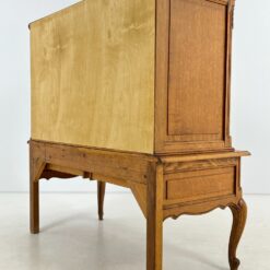 Drožinėta ąžuolinė dviejų durų ir dviejų stalčių komoda 53x120x121 cm