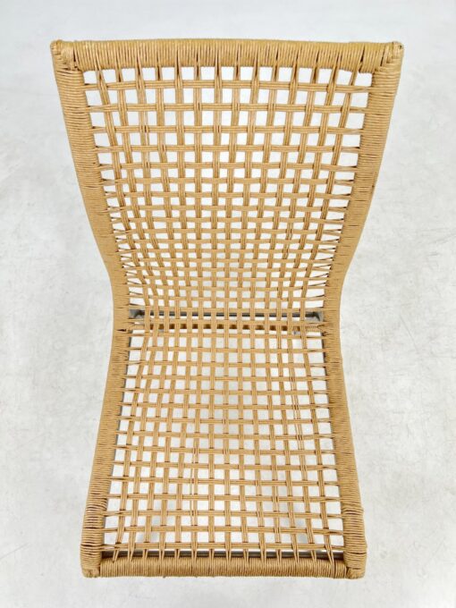 Vintažinė kėdė su ratanu 59x44x90 cm, 46 cm